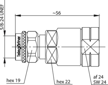 TEGA N-KabelsteckerR SIMFix  J01020C0105 