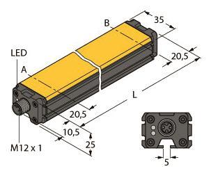 Turck Magne-    WIM100-Q25L-LIU5X2-H1141 