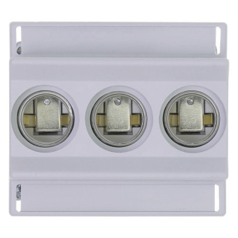 EATON 3 POLE BASE FOR DO2 FUSES TFRN02-D 