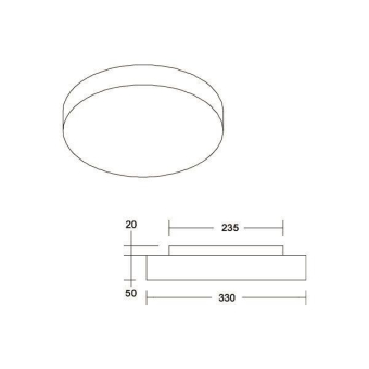 Brumberg Deckenleuchte mit      58211002 