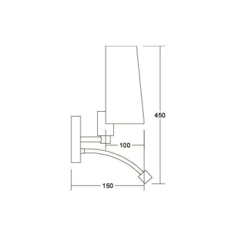 BRUM Wandleuchte mit            58173150 