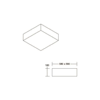 BRUM Deckenleuchte mit Schirm   58237000 