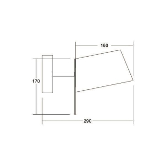 BRUM Wandleuchte mit            58131150 