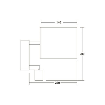 BRUM Wandleuchte mit            58154080 