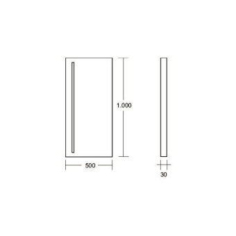 BRUM Kristallglasspiegel        58312003 