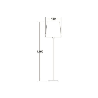 Brumberg Stehleuchte nickel     58160520 
