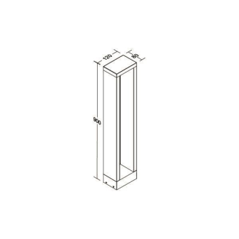 Brumberg LED-Pollerleuchte 230V 65262103 