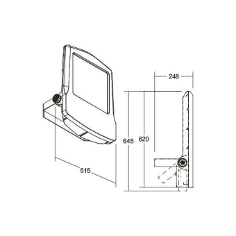 Brumberg LED-Fluter 275W 3000K  60810643 