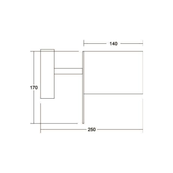 BRUM Wandleuchte mit            58151080 