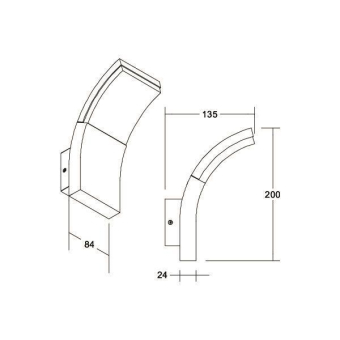 BRUM Wandleuchte FAGI           65113103 
