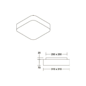 BRUM Deckenleuchte mit Schirm   58191000 