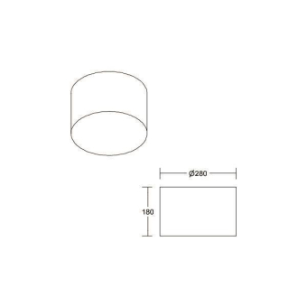 BRUM Deckenleuchte mit Schirm   58250000 