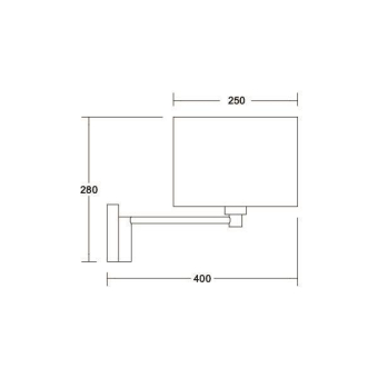 BRUM Wandleuchte mit            58111020 