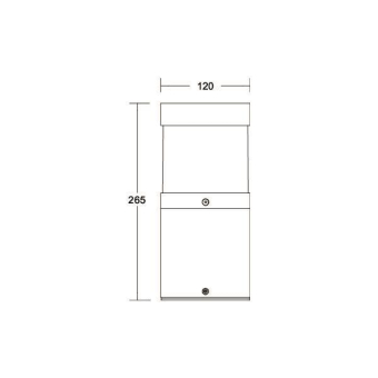 Brumberg LED-Pollerleuchte 230V 65181103 
