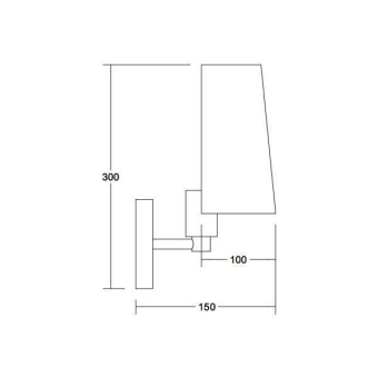 BRUM Wandleuchte mit            58172150 