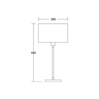 BRUM Tischleuchte mit           58106020 