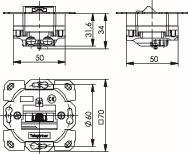 TG Anschlussdose AMJ45 8     J00020A0420 