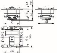 TG AMJ45 Anschlussdose       J00020A0419 