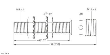 TURCK Induktiver Se BI1,5-EG08-  4602260 