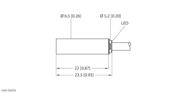 TURCK Induktiver Sensor  BI2-EH6,5K-AP6X 