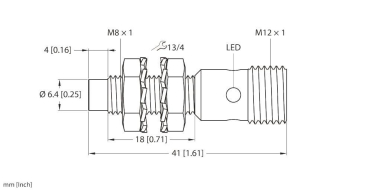 Turck Induktiver    NI3-EG08K-AP6X-H1341 