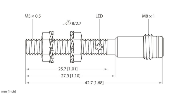 Turck Induktiver     BI1-EG05-AN6X-V1331 