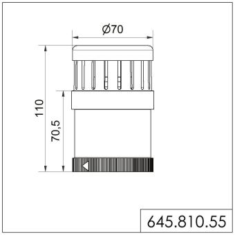 Werma Sirene Selbsteinstellend  64581055 