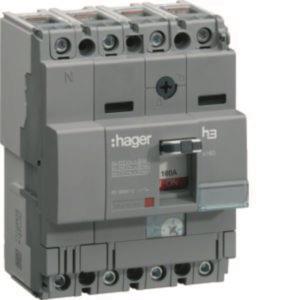 Hager Leistungsschalter h3 x160  HHA081H 
