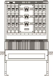 Hager Wandler-u.Messschrank    ZAW102WY8 
