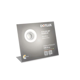 DOTLUX L-Aufsteller CIRCLEugr       4683 
