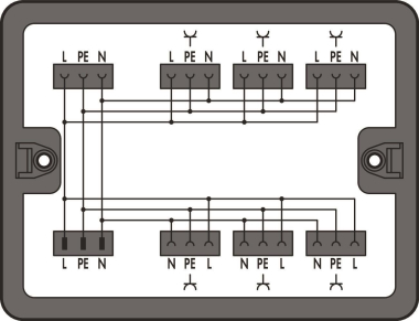 WAGO 899-631/104-000 Verteilerbox, 