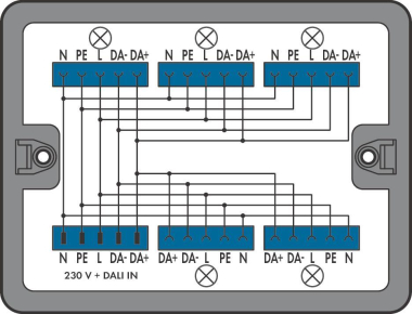 WAGO 899-631/313-000 Verteilerbox,DALI,1 