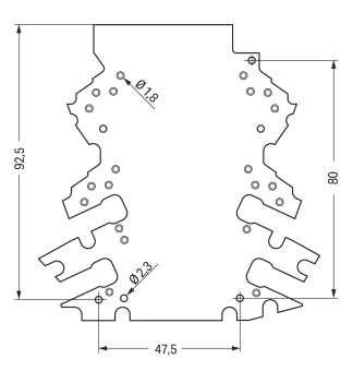 WAGO 2857-191/3140-000 Lochraster- 
