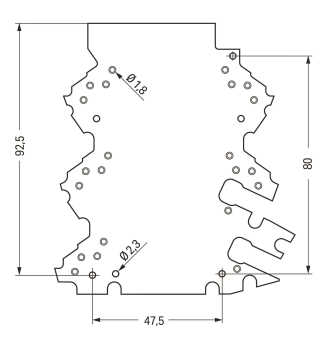 WAGO 2857-192/3140-000 Lochraster- 