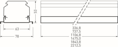 Trilux 07650Fi Bl-M 5-pol L150   7225300 