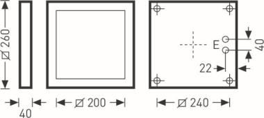 Trilux Skeo Pura 26-RB8L/500-830 6886240 