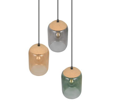 Trio Pendell. CORK, 3x E27     364630317 