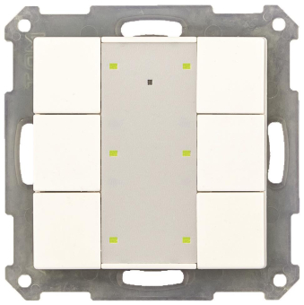 MDT RF-TA55A6.01 KNX RF+Funk Taster 6f 