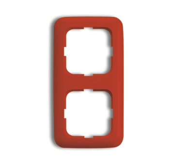 BJ Rahmen 2fach Reflex SI rot   2512-217 