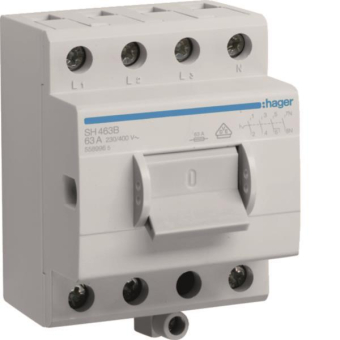 Hager Kompaktschalter 63A         SH463B 
