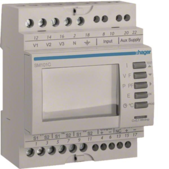 Hager Multimessgerät 3ph über     SM101C 