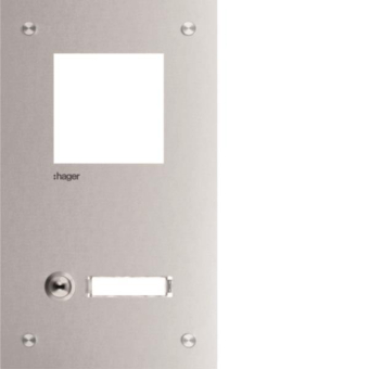 Hager Frontplatte intercom mono  RTQ101X 