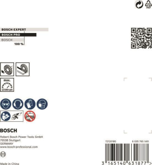 Bosch Scheibenbürste Edelst.  2608622107 