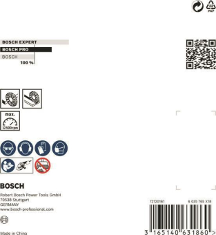 Bosch Scheibenbürste Edelst.  2608622106 