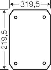 Hensel Montageplatte aus ISO    EB MP 50 