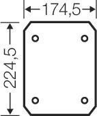 Hensel Montageplatte aus ISO    EB MP 25 