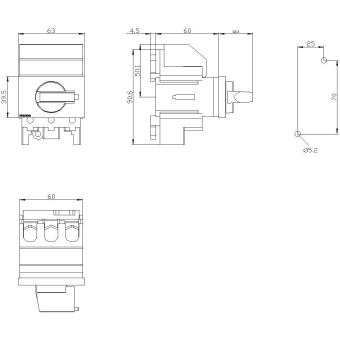Siemens SENTRON Lasttrenn- 3LD5000-0TK11 