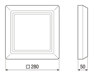 MAICO Abdeckrahmen                 ER-AR 