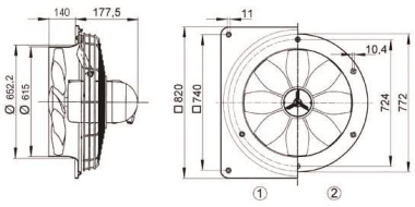 MAICO Axial-           DZQ 60/6 B E Ex e 