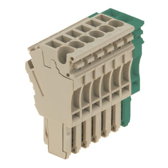 Weidmüller ZP 2.5/1AN/QV/7 GN/BE Klemme 